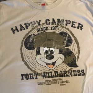 Lot of Disney Hoop Dee Doo Musical Review and Fort Wilderness tshirt in men’s L